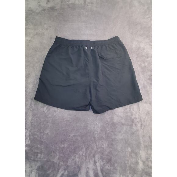 Polo Ralph Lauren Men’s Sz XXL Black Swim Trunks Red Pony Logo Beachwear C22-13 - Picture 8 of 9